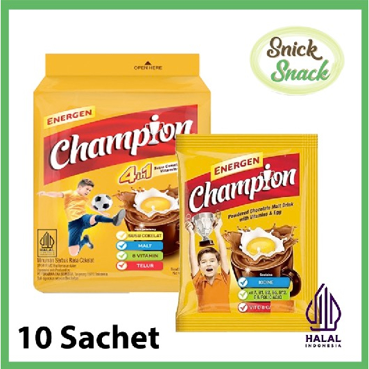 

Energen Champion Susu Instan isi 10 sachet