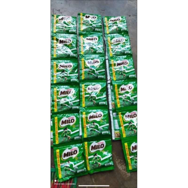 

susu bubuk milo renteng