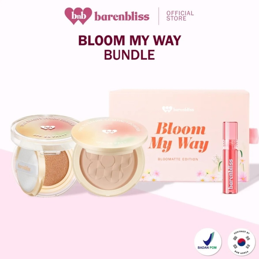 BNB Barenbliss Bloom My Way Kit Cushion | Compact Powder | Lip Velvet True Beauty Kit