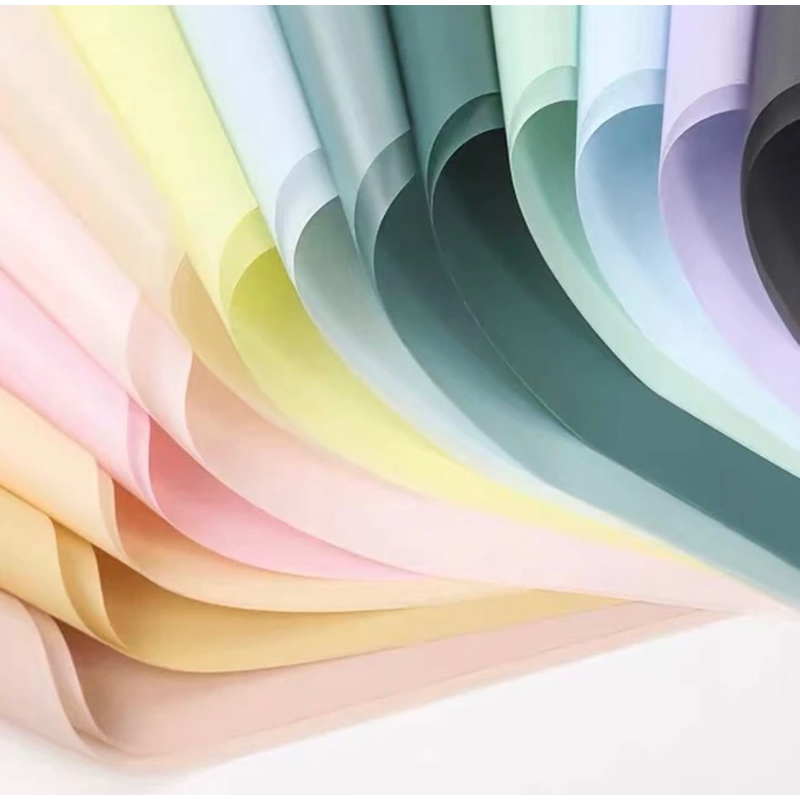 

TERLARIS FLOWER WRAPPING MATTE PAPER TERLENGKAP TRANSPARENT CELLOPHANE KERTAS BUNGKUS BUNGA