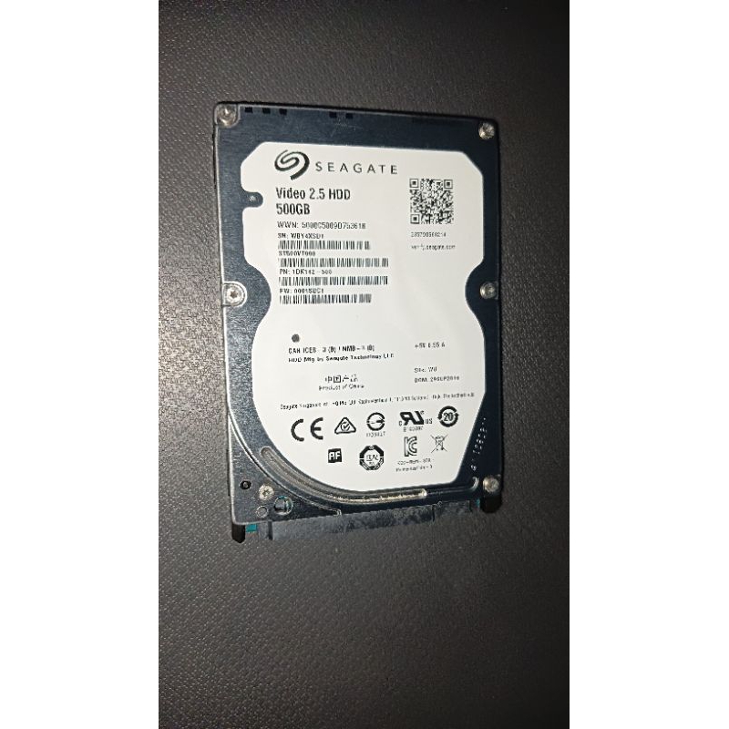 hardisk laptop 500GB seagate sentinel 100%