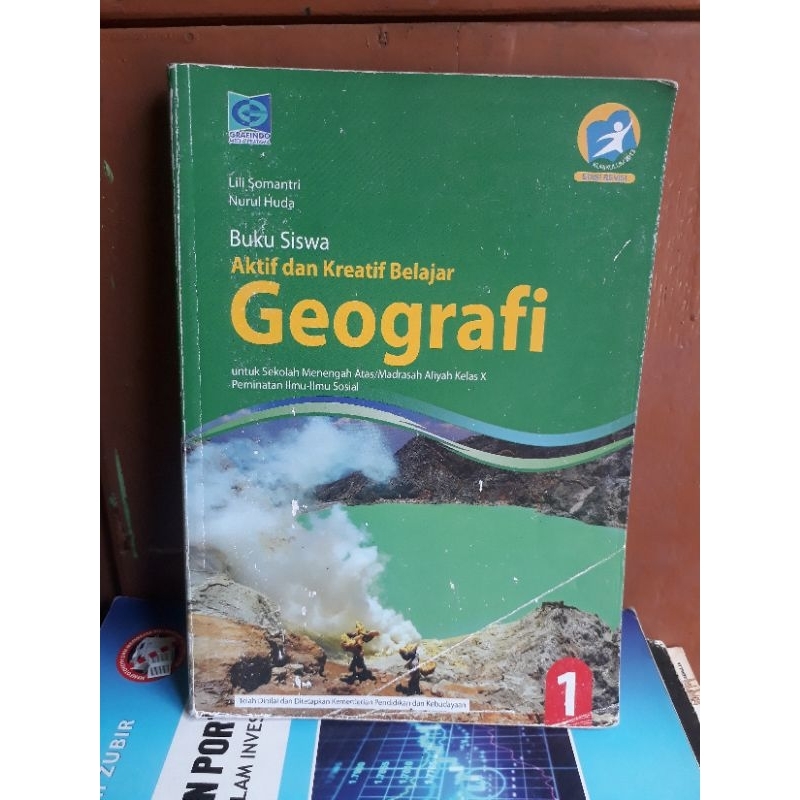 BUKU GEOGRAFI PEMINATAN GRAFINDO KELAS 10 - X SMA MA KURIKULUM 2013 REVISI