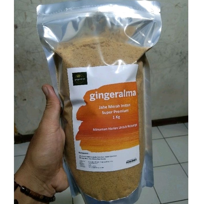 

Jahe merah bubuk instan minuman tradisional gingeralma