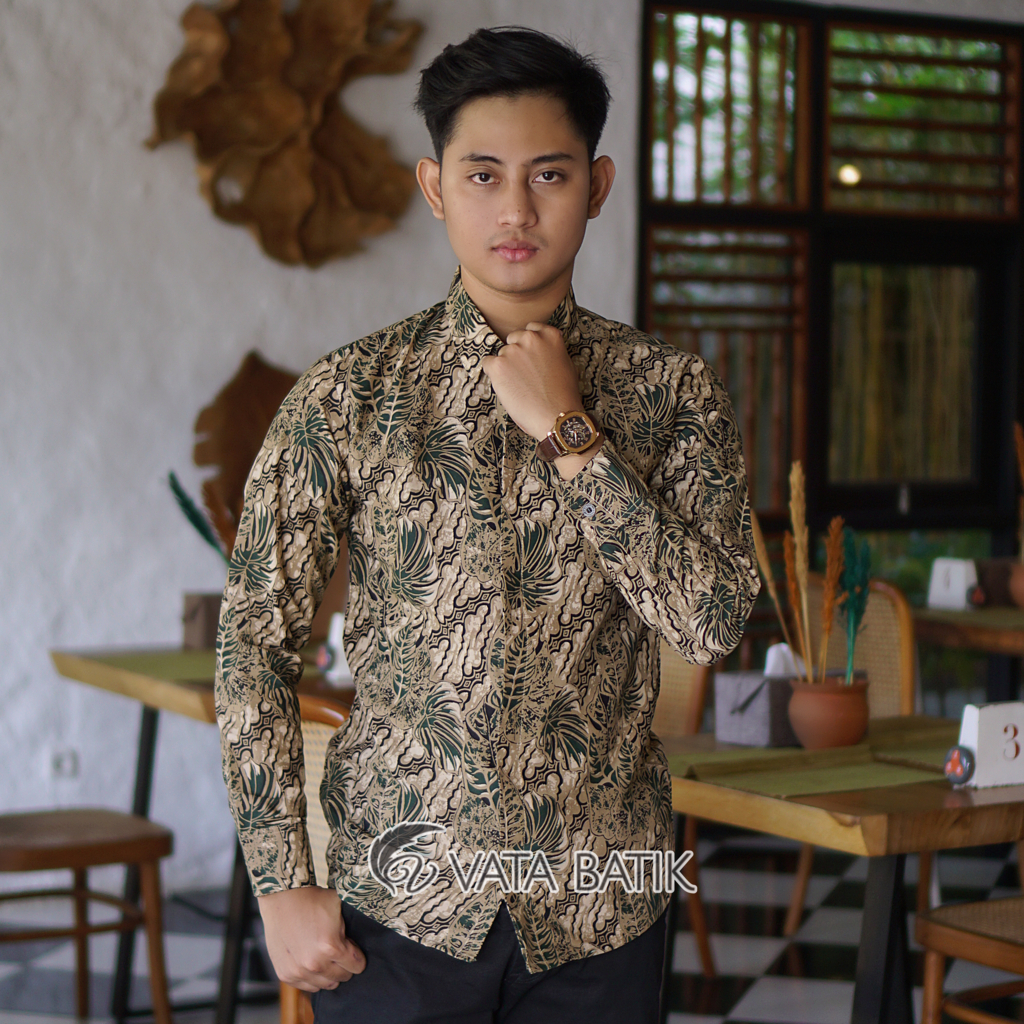 Kemeja Batik Pria Vatabatik Slimfit Premium VATA 05