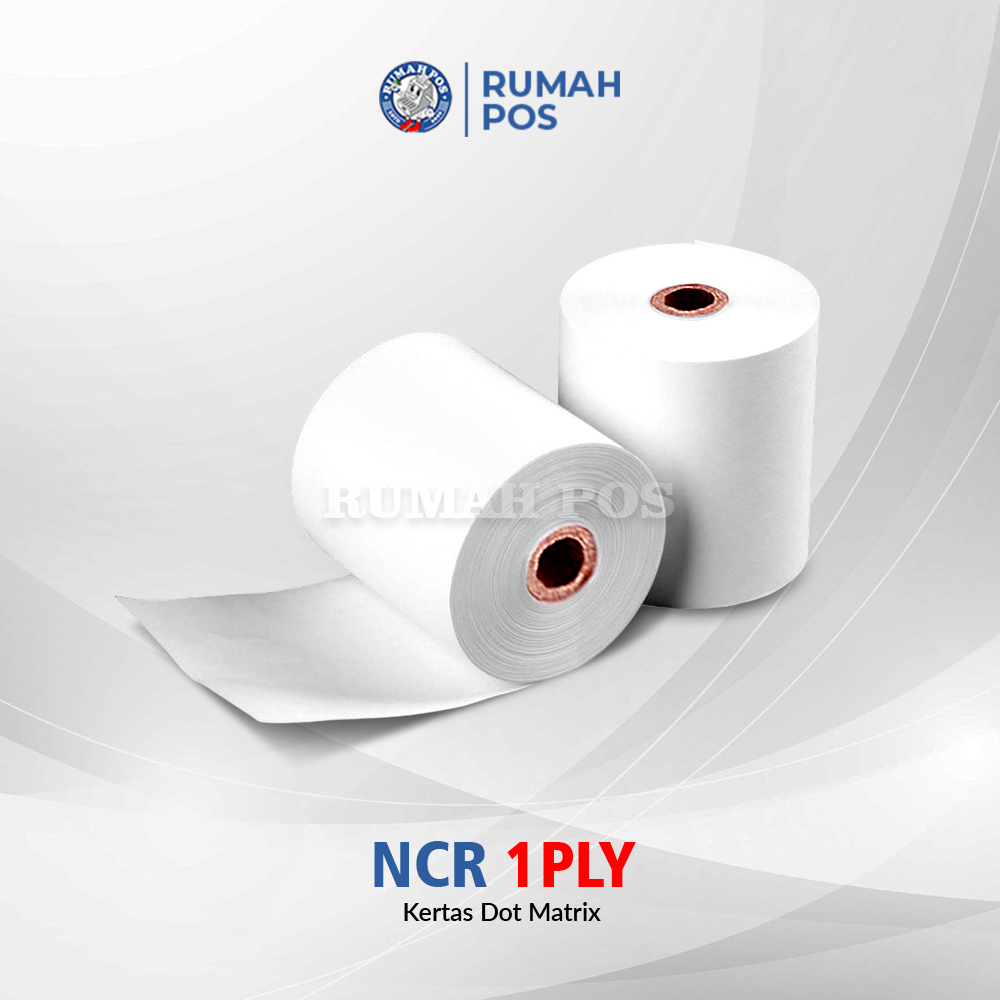 

NCR Kertas HVS 75 x 65 1 Ply Struk Kasir Cetak Printer Dot Matrix EPSON