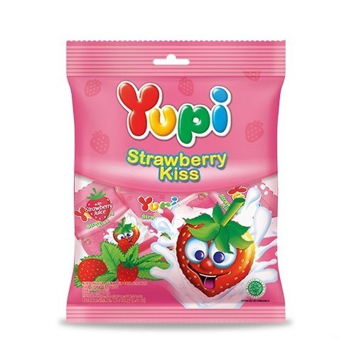 

Permen Yupi Jelly Candy Strawberry Kiss 45 Gr 100% Original Isi 6 Pcs - 1 Pcs