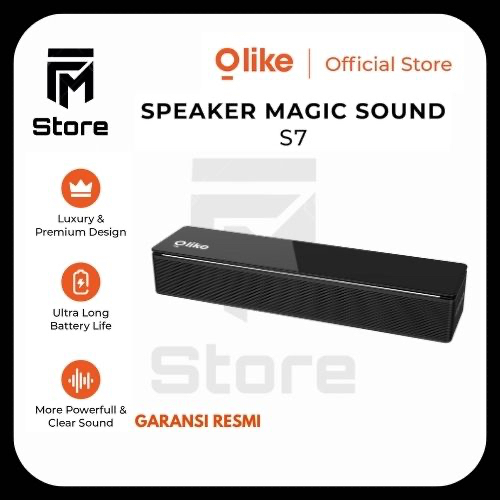 TERMURAH OLIKE S7 SPEAKER BLUETOOTH WIRELESS PORTABLE SOUNDBAR HOME THEATER