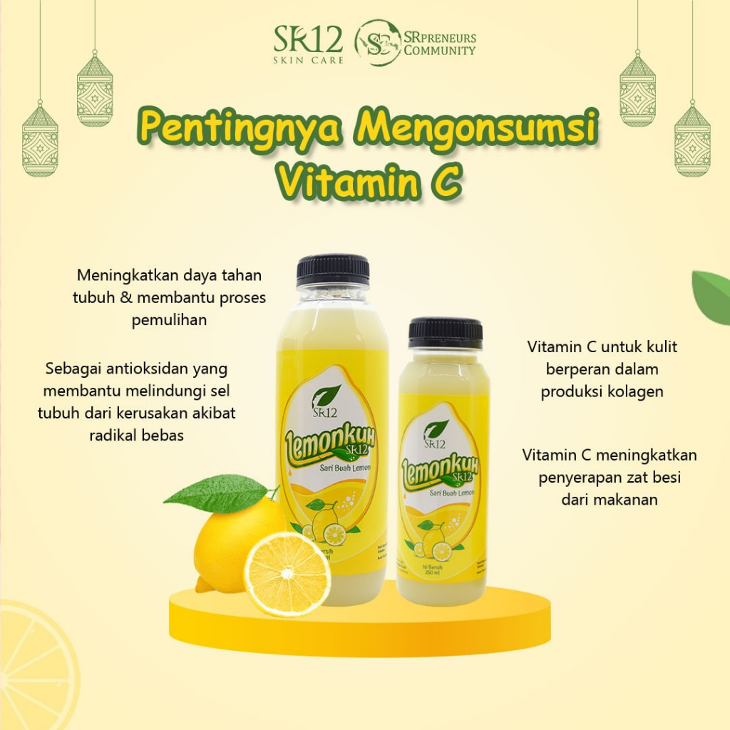 

SARI LEMON SR12 (LEMONKU) 99% Air Perasan Lemon