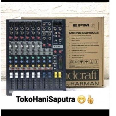 Mixer Soundcraft EPM 6 ORIGINAL 6 channel Garansi Resmi