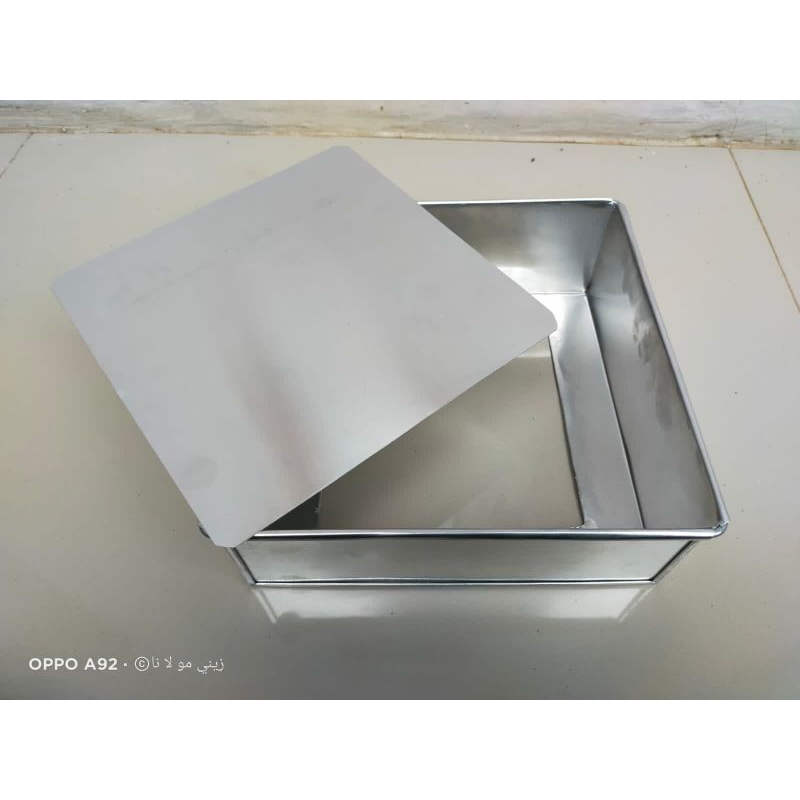 Loyang persegi bongkar pasang/loyang kue cetakan kue