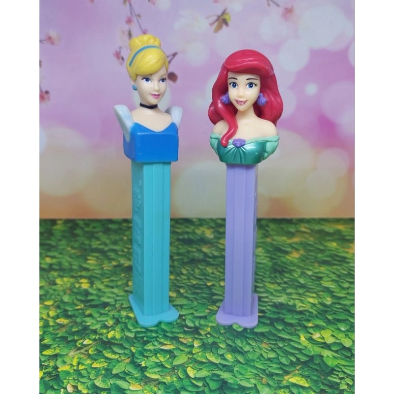 PEZ Candy Dispenser Tempat Permen Figure Cinderella, Ariel The Mermaid set 2 pcs mcd happy meal