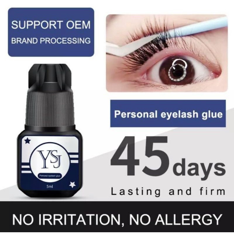 Lem Bulu Mata Eyelash Extension Glue YSJ 5 ml Tidak Perih di mata Tahan Lama / Lem Eyelash Glue Adhe