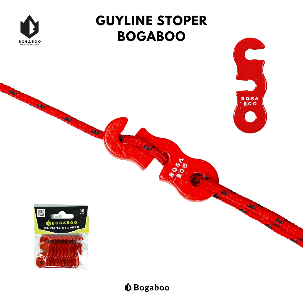 Guyline tenda BOGABOO  - stoper tenda bogaboo -  guyline tenda - stopper tenda - stopper guyline tal