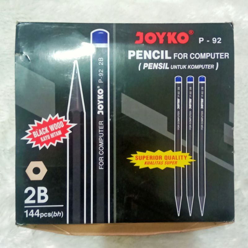 

(12 PCS) PENSIL 2B / PENCIL 2B NATURAL WOOD