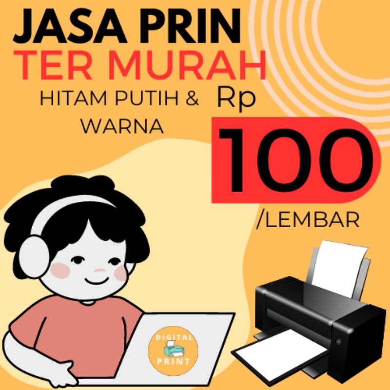 

JASA PRINT WARNA & HITAM PUTIH