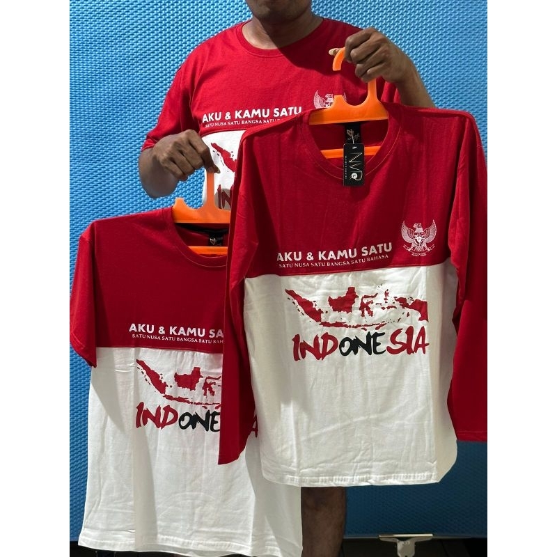 Kaos merah putih indonesia 17 agustusan