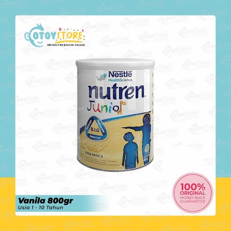 Nutren Junior Vanila 800g Susu Pertumbuhan Vanila Nestle