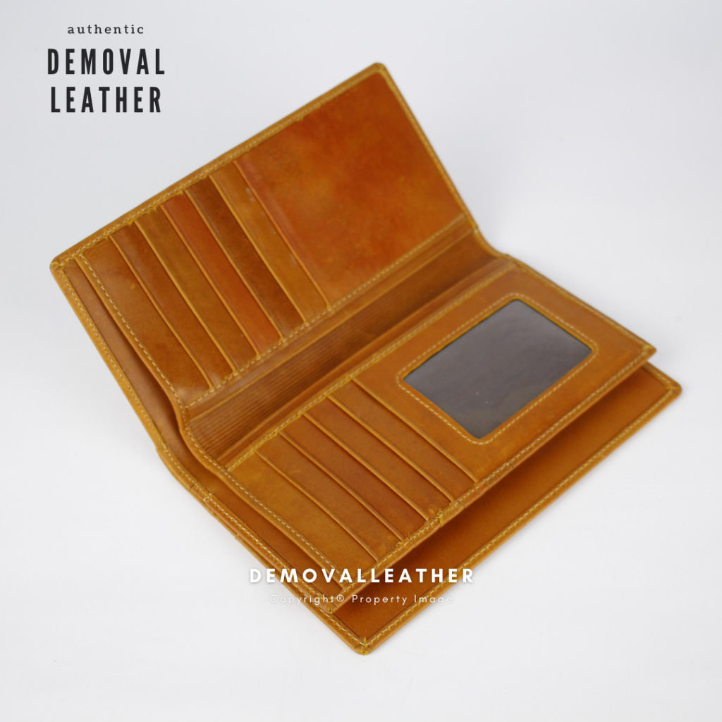 DOMPET KARTU KULIT ASLI WANITA PRIA ORIGINAL 100% GARUT CUSTOM PANJANG DOMPET PRIA KULIT ASLI  ORIGI
