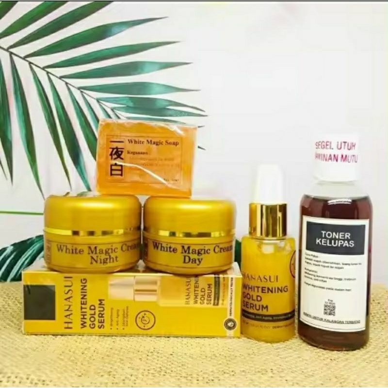 cream magic korea toner kelupas serum hanasui