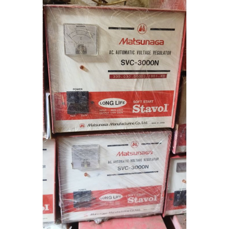 Stabilizer/Stavolt Matsunaga Original Japan SVC 3000Va