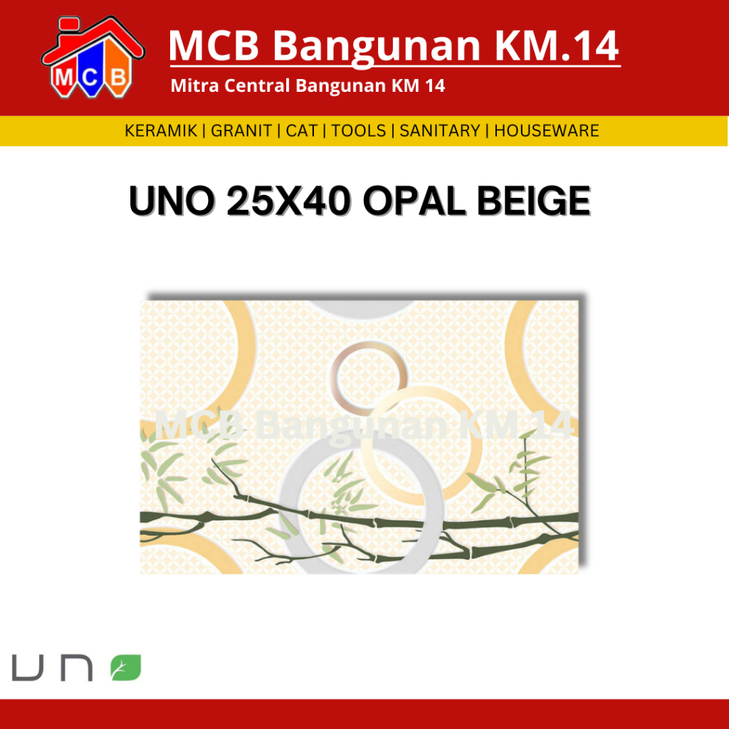 KERAMIK UNO 25X40 OPAL - KERAMIK DINDING - KERAMIK LICIN - KERAMIK UKURAN 25X40