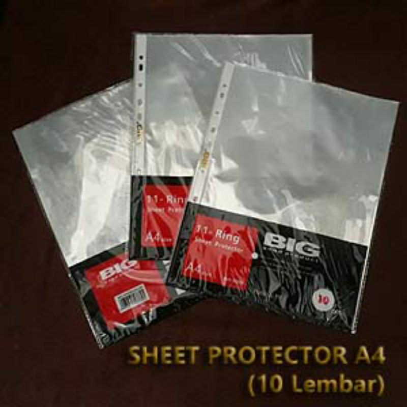 

Clear Sheet Protector A4 (Plastik Pelindung Dokumen) iis 10 lembar