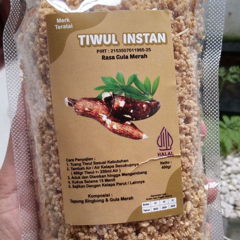 

Tiwul Instan rasa Gula Jawa