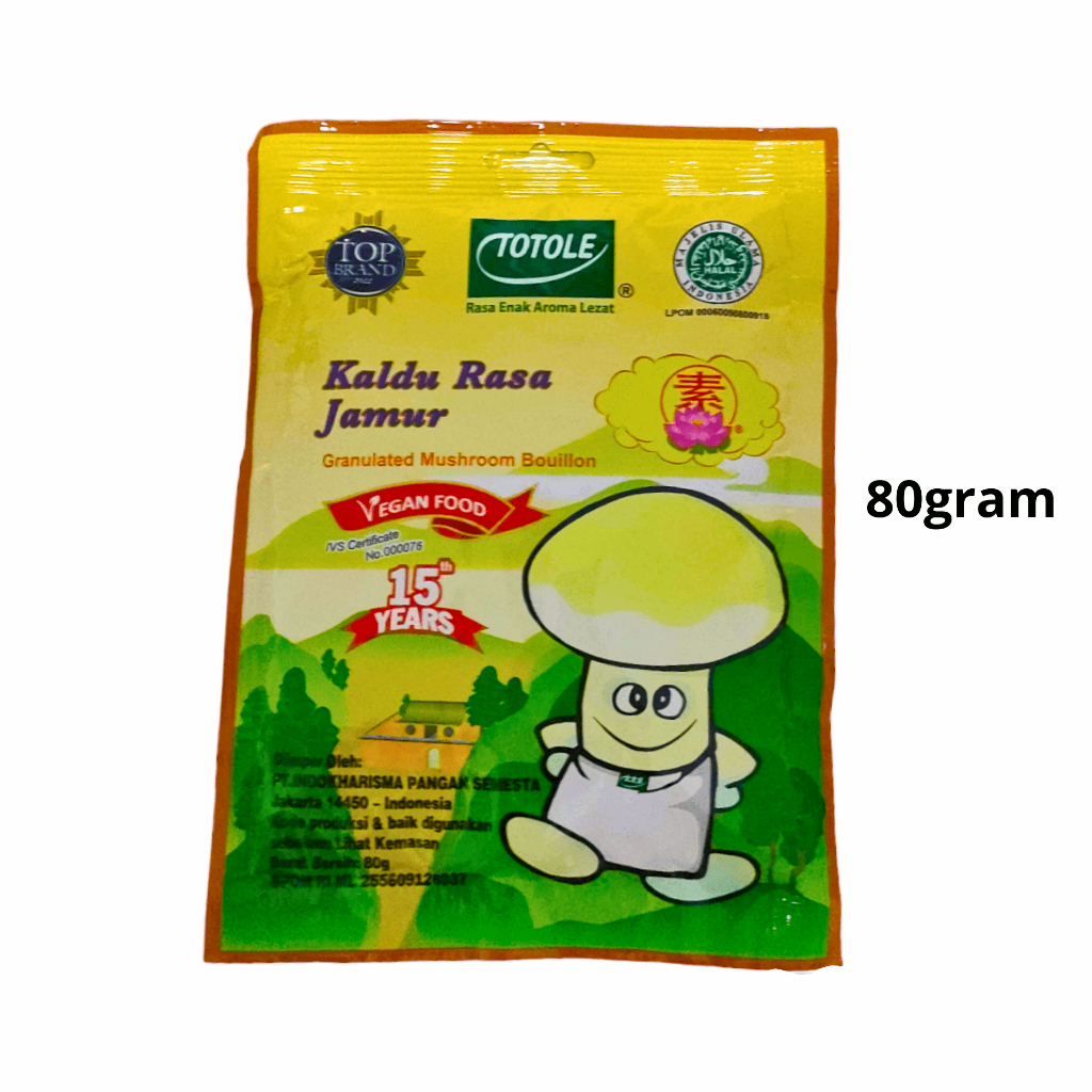 

Kaldu Jamur Totole 80gr / Penyedap Makanan Rasa Jamur 80gr