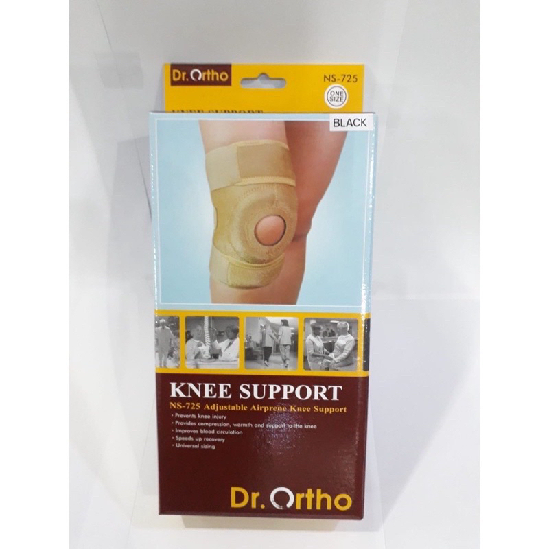 Support Lutut Dr. Ortho NS-725 Adjust Knee Support - Alat Terapi Deker Meningkatkan Sirkulasi Darah
