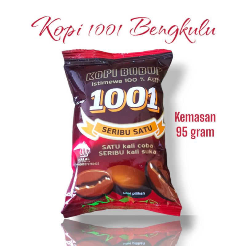 

Kopi 1001 Bengkulu (95 Gram) Asli Khas Bengkulu Sumatera