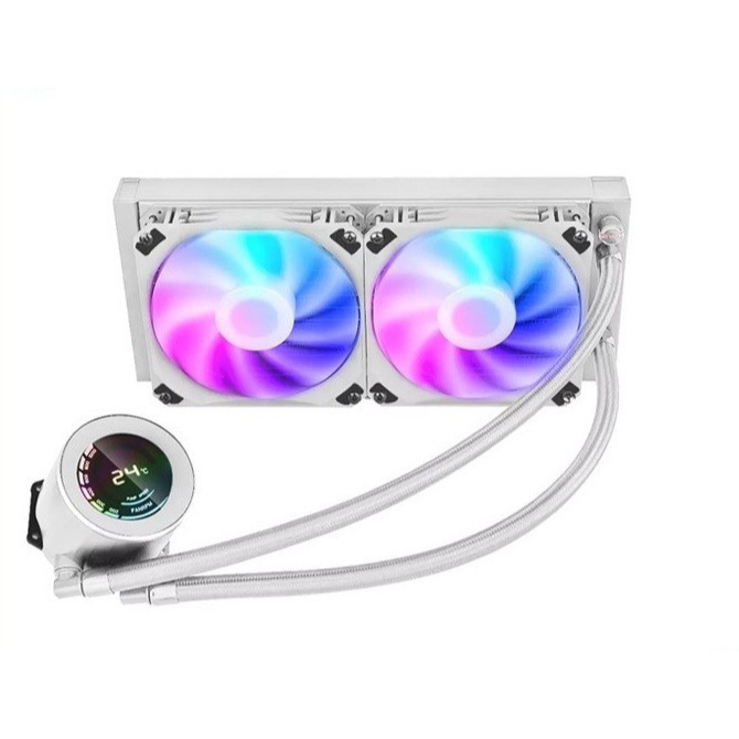 Hardware PC PRIME PREMIUM GALATEK 240 LIQUIDCOOLER ARGB With LCD Display - WHITE