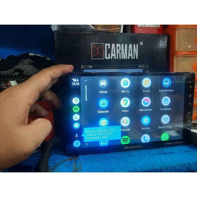 Head Unit Android 10in CarPlay New Produk PROMO