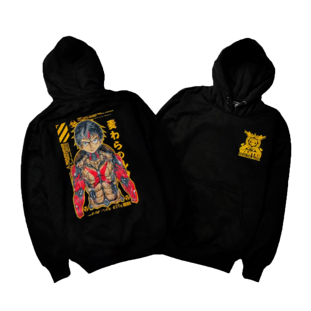 Hoodie Zipper Anime One piece Sweater Hoodie Anime One piece L-XL Terbaru 2023