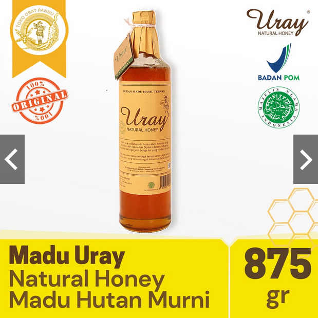 

MADU URAY NATURAL HONEY (875 GRAM) / MADU MURNI / PURE HONEY