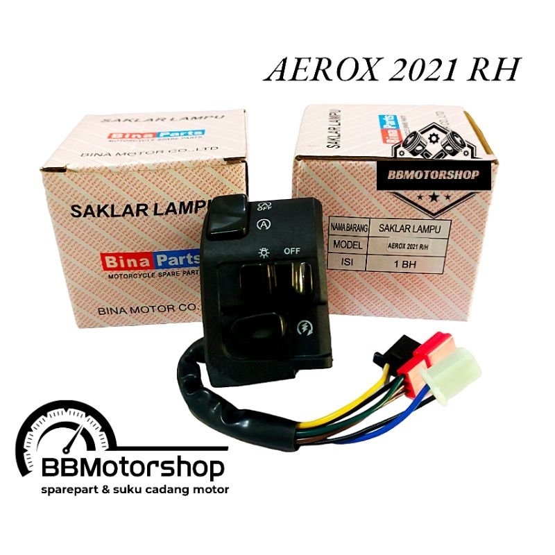 SAKLAR HOLDER HANDLE SWITCH KANAN RH AEROX 2021 BINAPART