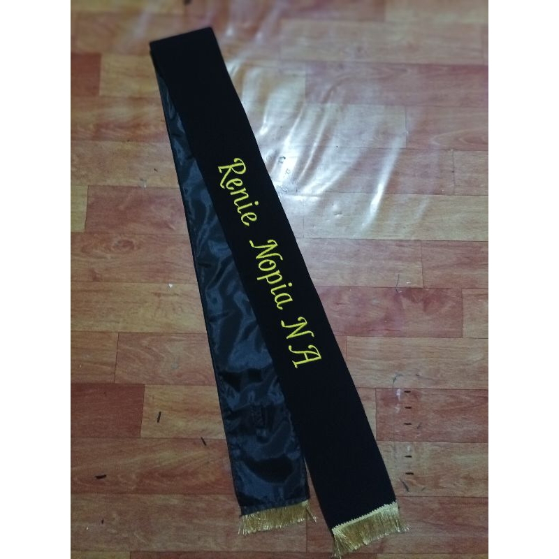 selempang wisuda/2 lapis rumbai