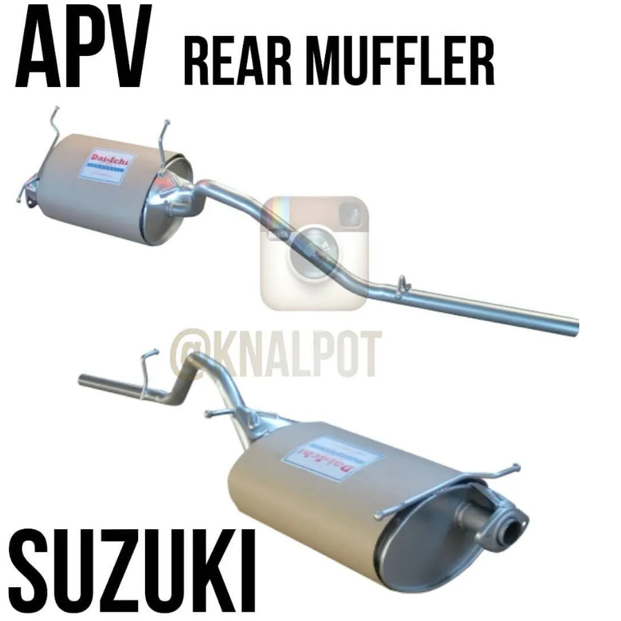 Rear Muffler SUZUKI APV Knalpot Belakang Mobil