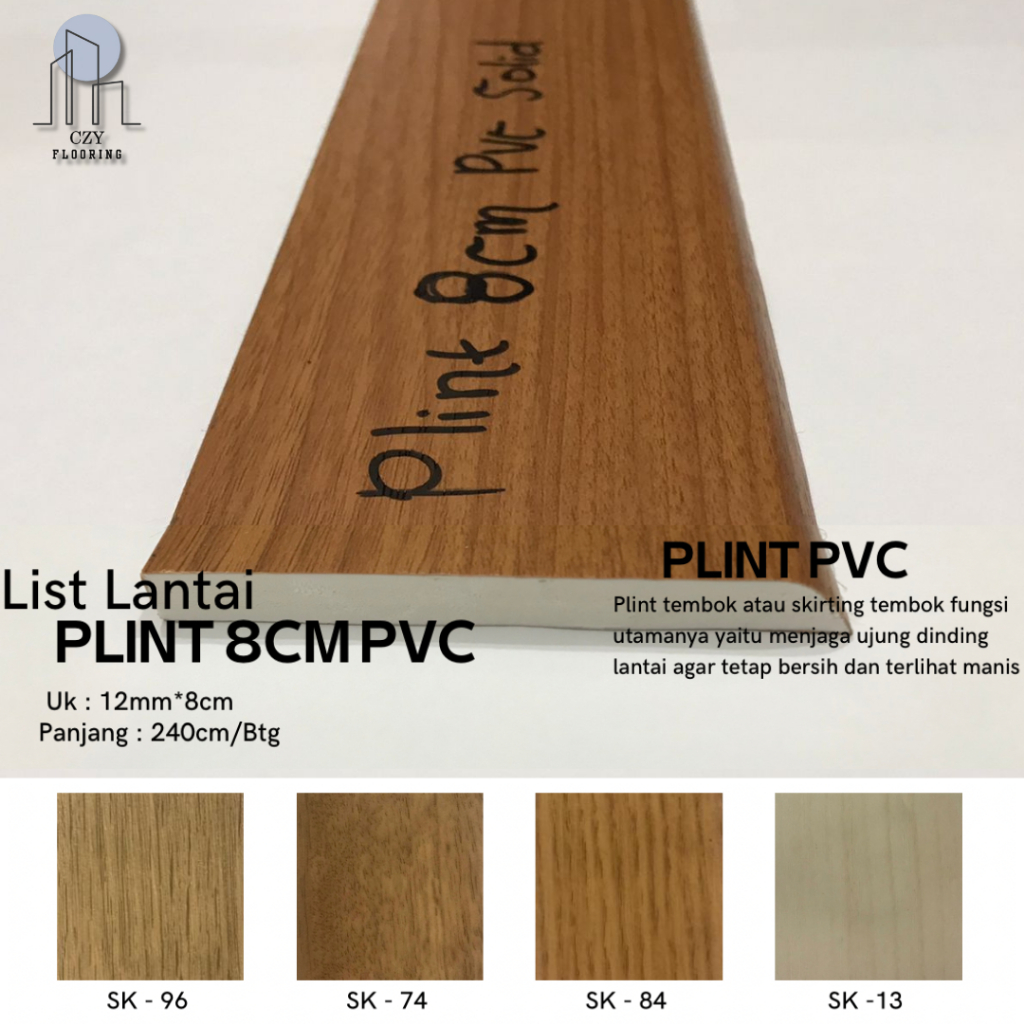 Plint PVC Solid 8 CM