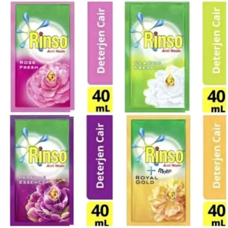 Rinso Cair Sachet 1000 /Sabun Cuci Baju