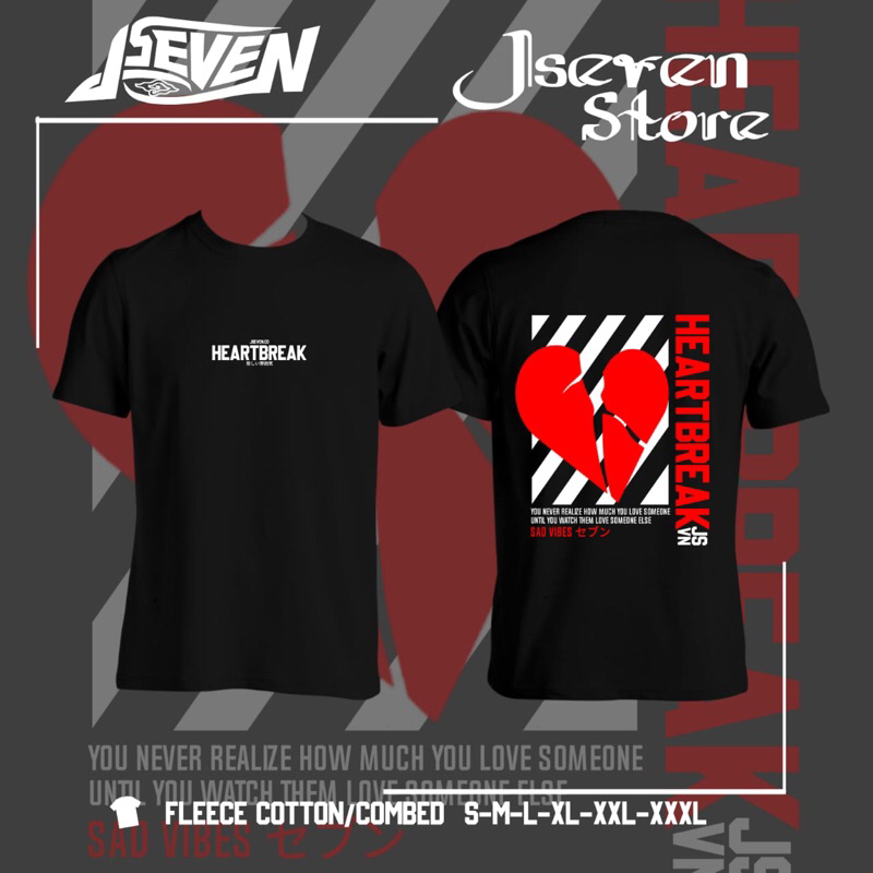 JSEVEN T-Shirt - Heart Break