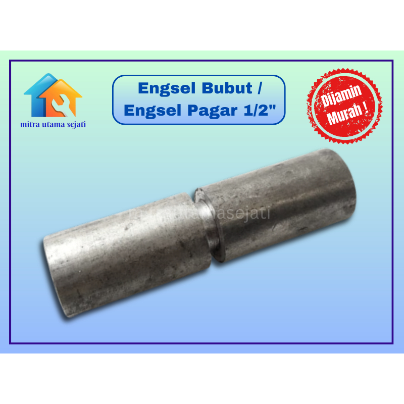 Engsel Pagar Besi Engsel Bubut 1/2 Inch