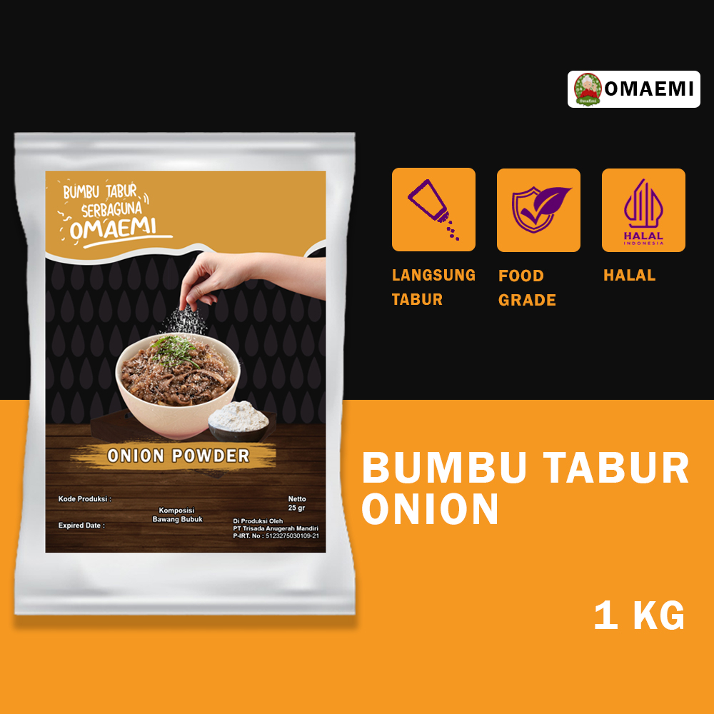 

BUMBU TABUR BAWANG / ONION POWDER 1 KG