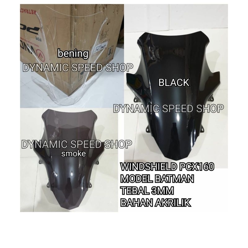 windshield pcx160 visor batman pcx160 windshield Honda new pcx 160