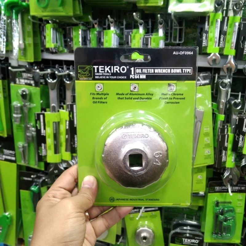 Tekiro kunci filter oli 64 mm untuk mobil Avanza CRV lama dan city