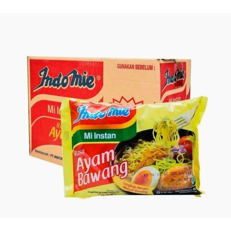 

INDOMIE Semua Varian 1Dus Isi 40 Rasa Ayam Bawang, Soto, Kari, Goreng