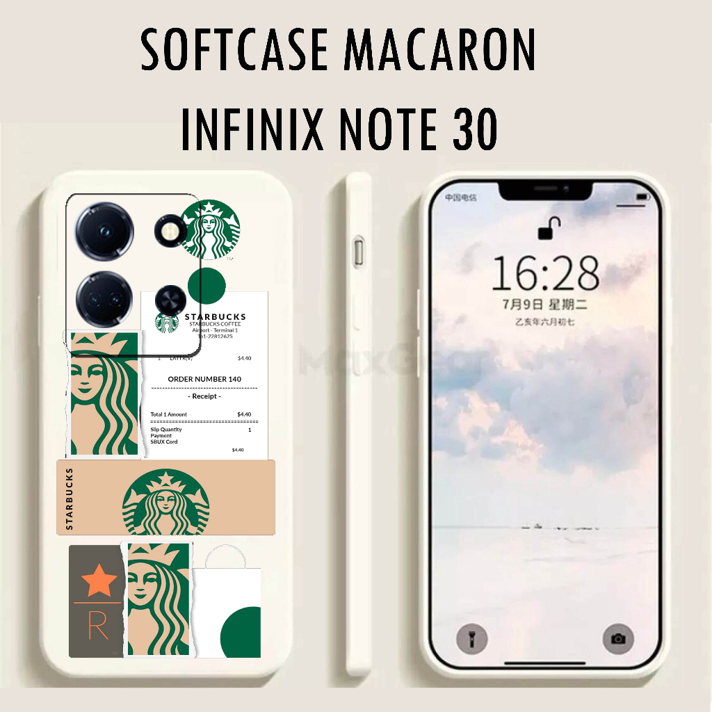 [UV02] Softcase Macaron Motif For Type INFINIX NOTE 30 | Case Macaron INFINIX | CaseINFINIX | Case H