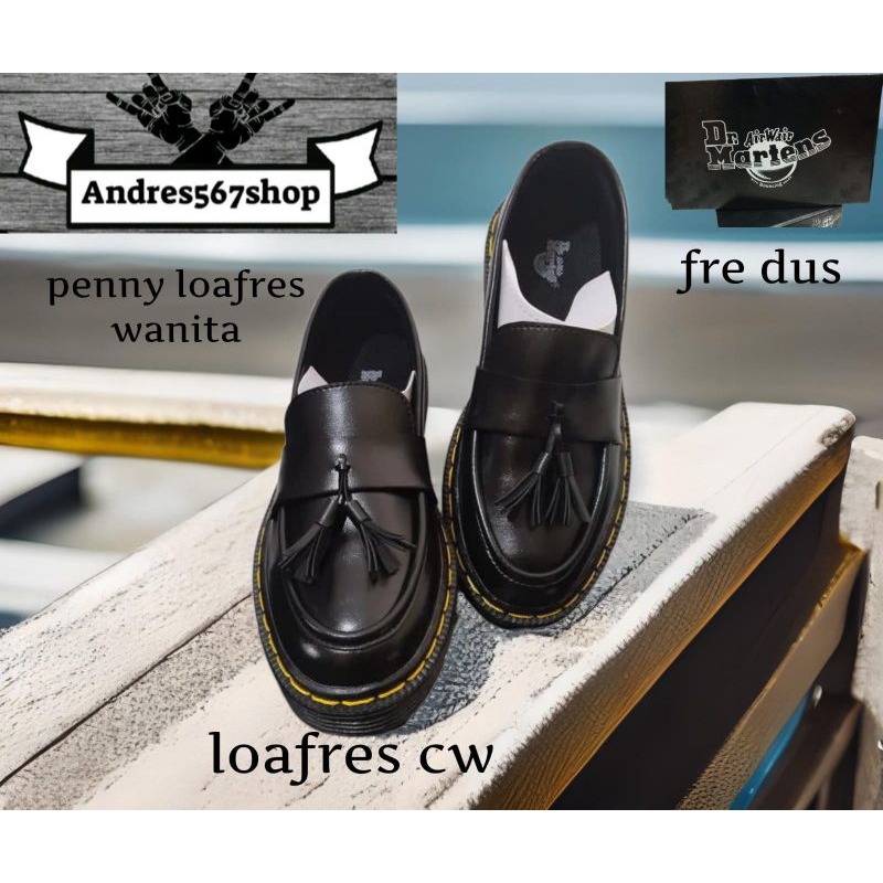 sepatu wanita loafres formal dokmart.free dus dr.martens