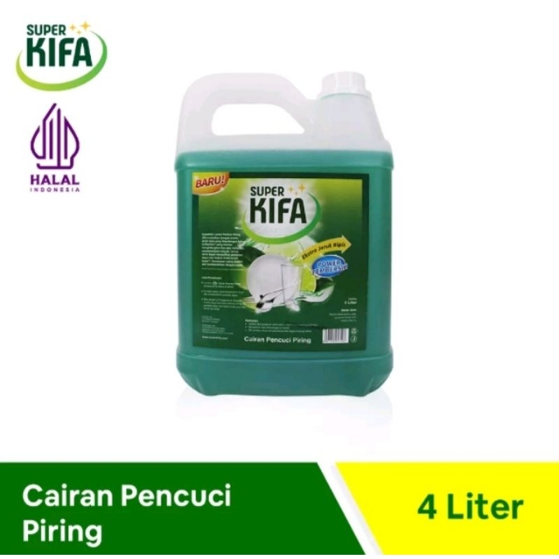SuperKifa Dishwashing 4L - Sabun Cuci Piring dirigen