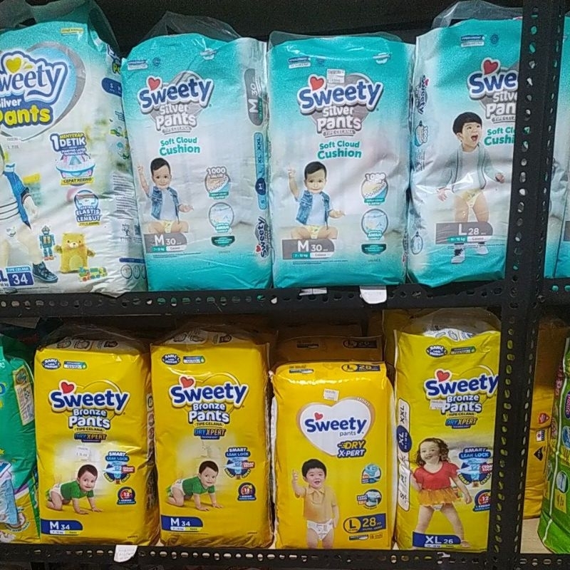 PAMPERS SWEETY BRONZE SILVER