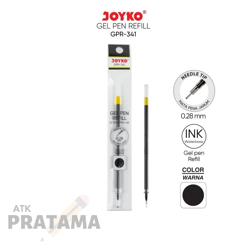 

SALE HABISIN STOCK!! Refill Gel Pen JOYKO GPR-263 0.5mm Hitam Biru isi Puplen Gel